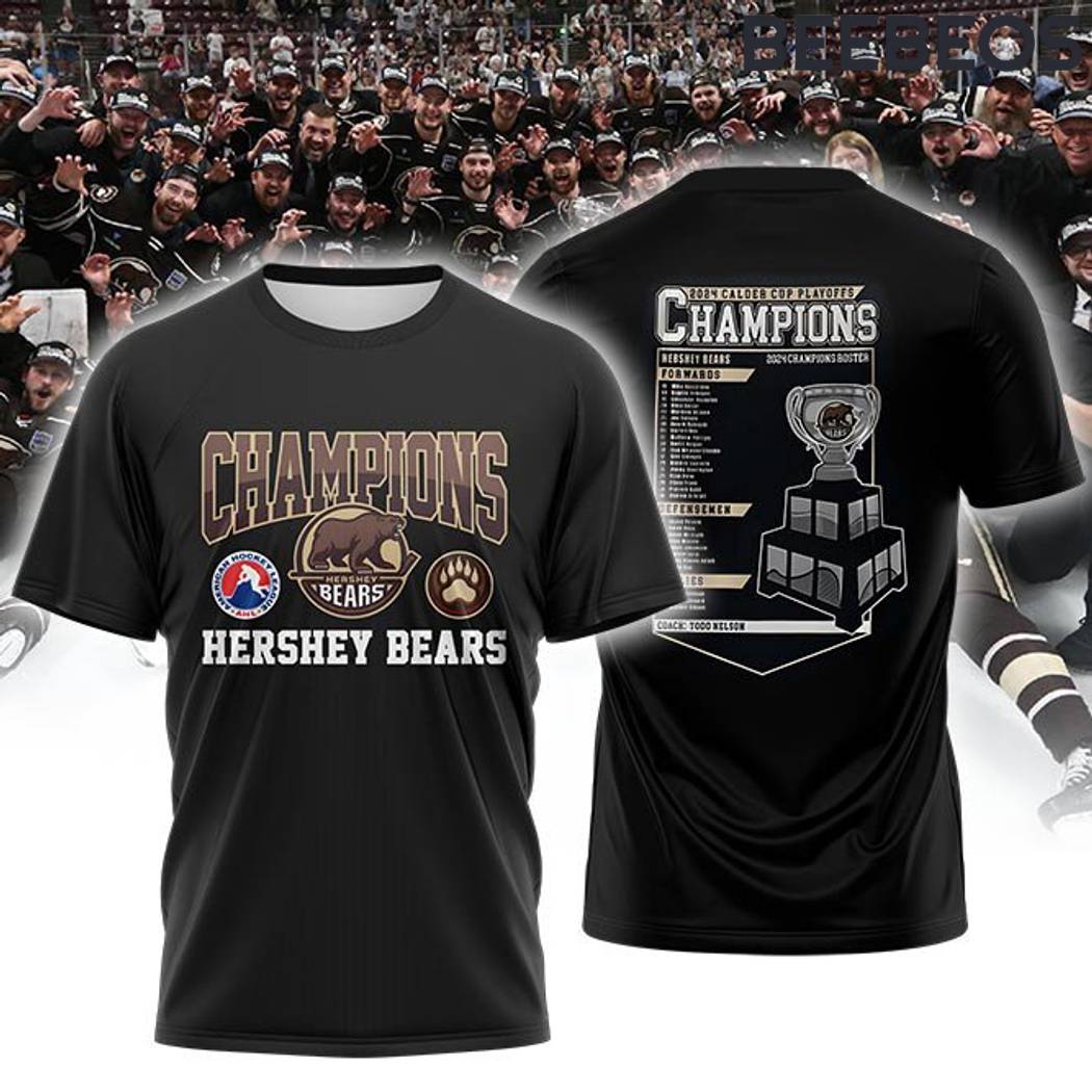 AHL Hershey Bears 2024 Calder Cup Champs T-Shirt