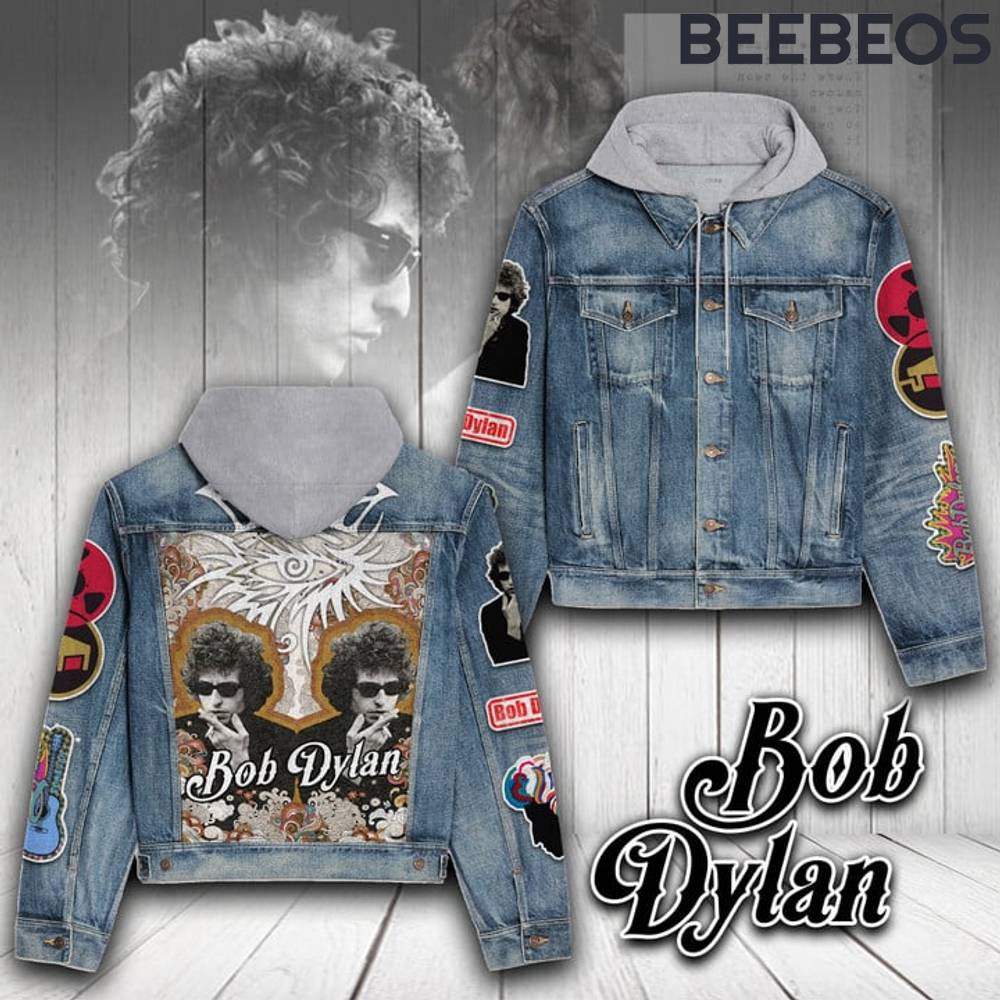 Bob Dylan Hooded Denim Jacket