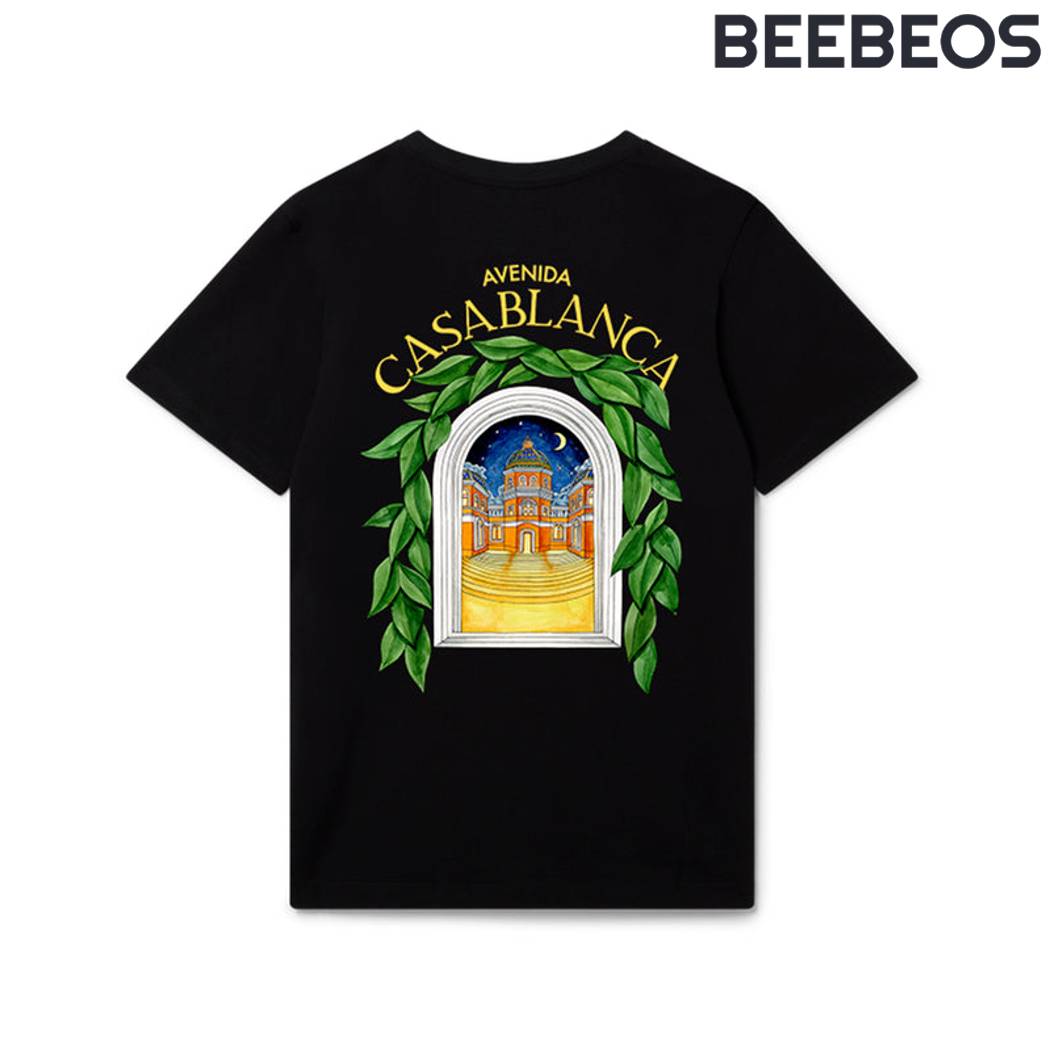 Casablanca Casablanca Avenida Black T-Shirt