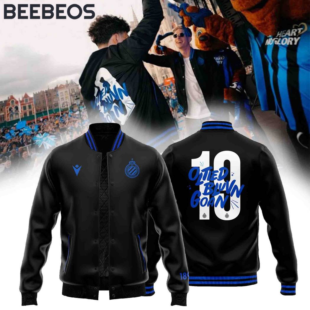 Club Brugge KV Champions Oltied Bluvn Goan Baseball Jacket