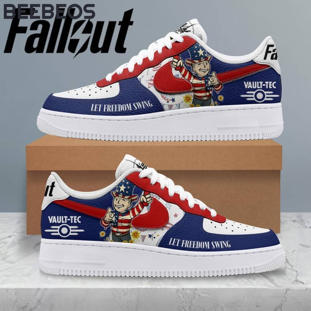 Fallout Let Freedom Swing Air Force 1 Sneaker