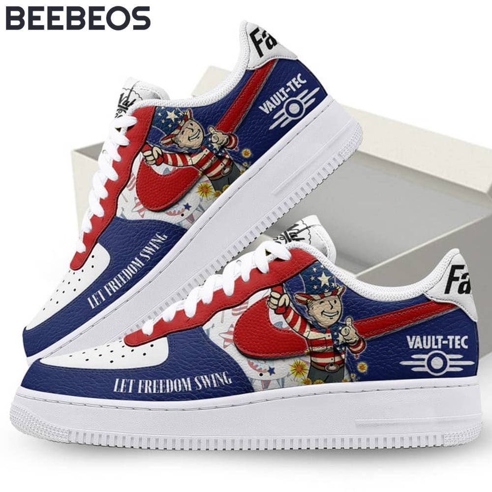 Fallout Let Freedom Swing Air Force 1 Sneaker