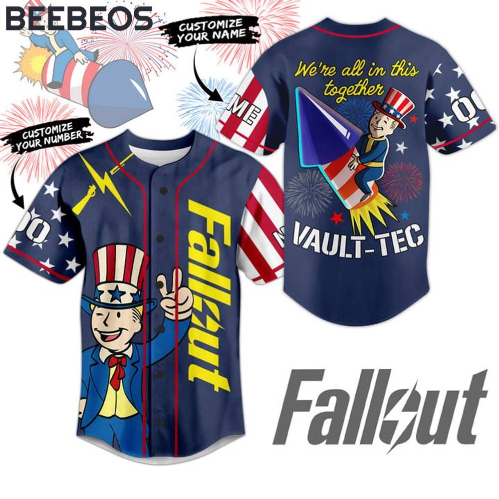 Fallout Vault-Tec Baseball Jersey