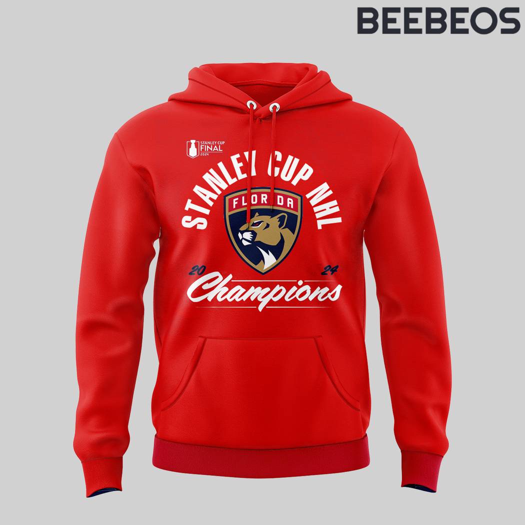 Florida Panthers 2024 Stanley Cup Champs Red Hoodie