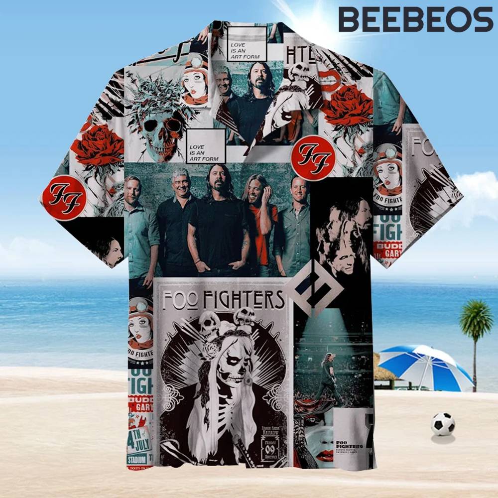 Foo Fighters Universal Hawaiian Shirt