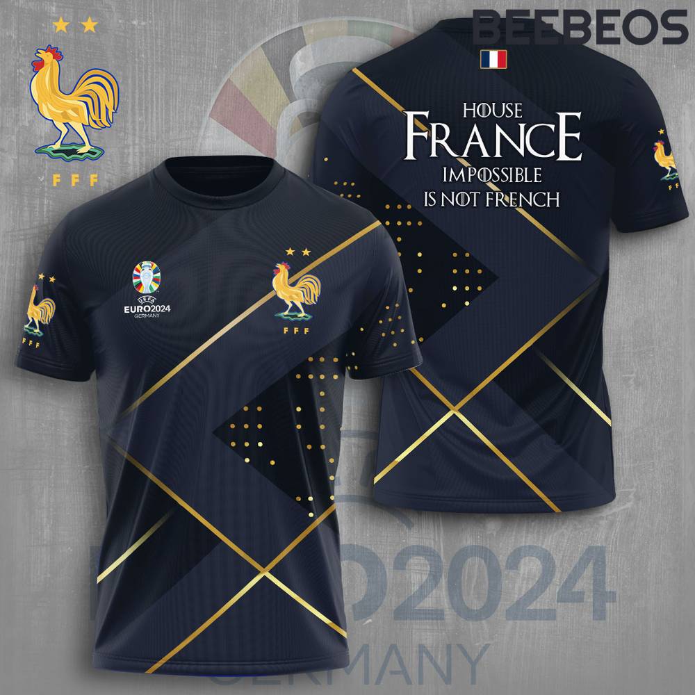 France National Football Team Euro 2024 T-Shirt