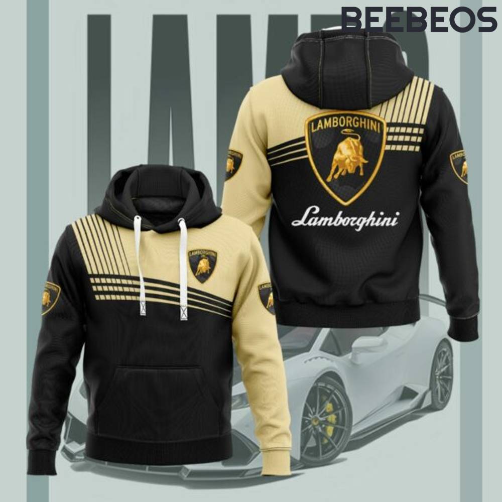 Caterpillar Racing Black Gold Hoodie