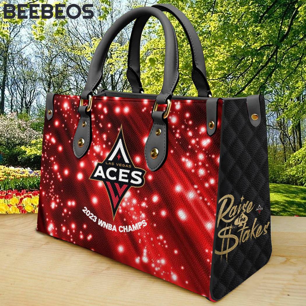 Las Vegas Aces Race The Stakes 2023 WNBA Champs Hand Bag