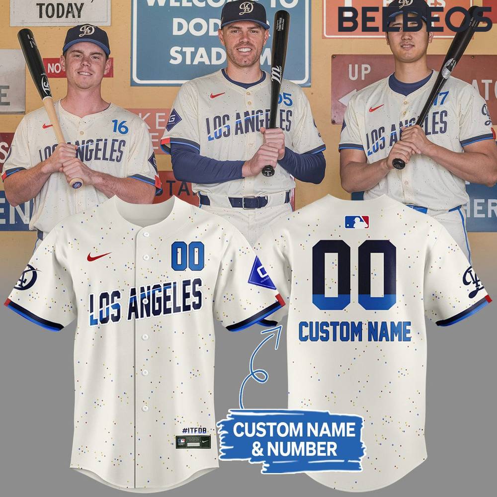 Los Angeles Dodgers 2024 City Connect Baseball Jersey