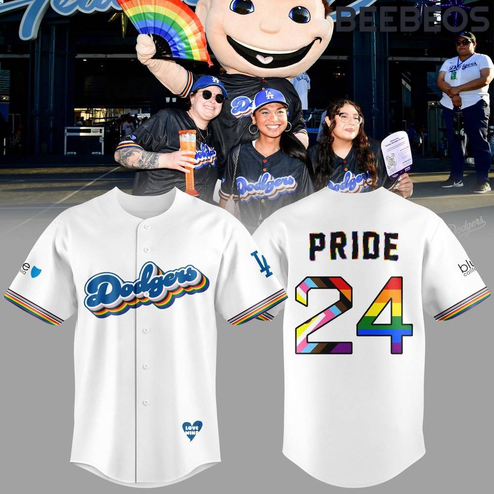 Los Angeles Dodgers Pride Month Baseball Jersey