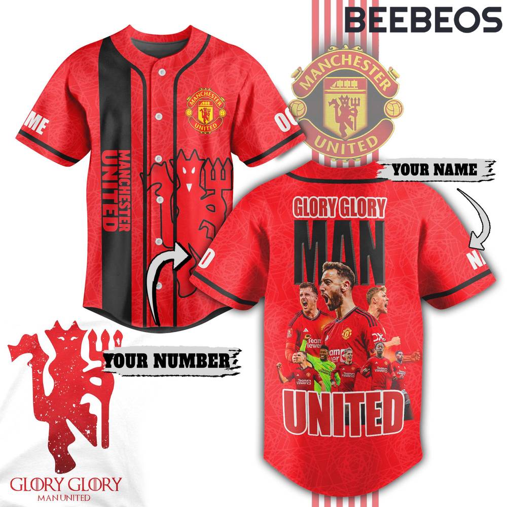 Manchester United Baseball Jersey