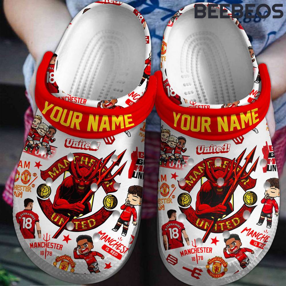 Manchester United Crocs Shoes