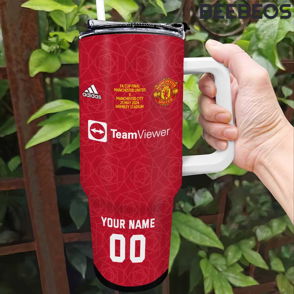 Manchester United FA Cup Champions Stanley Tumbler