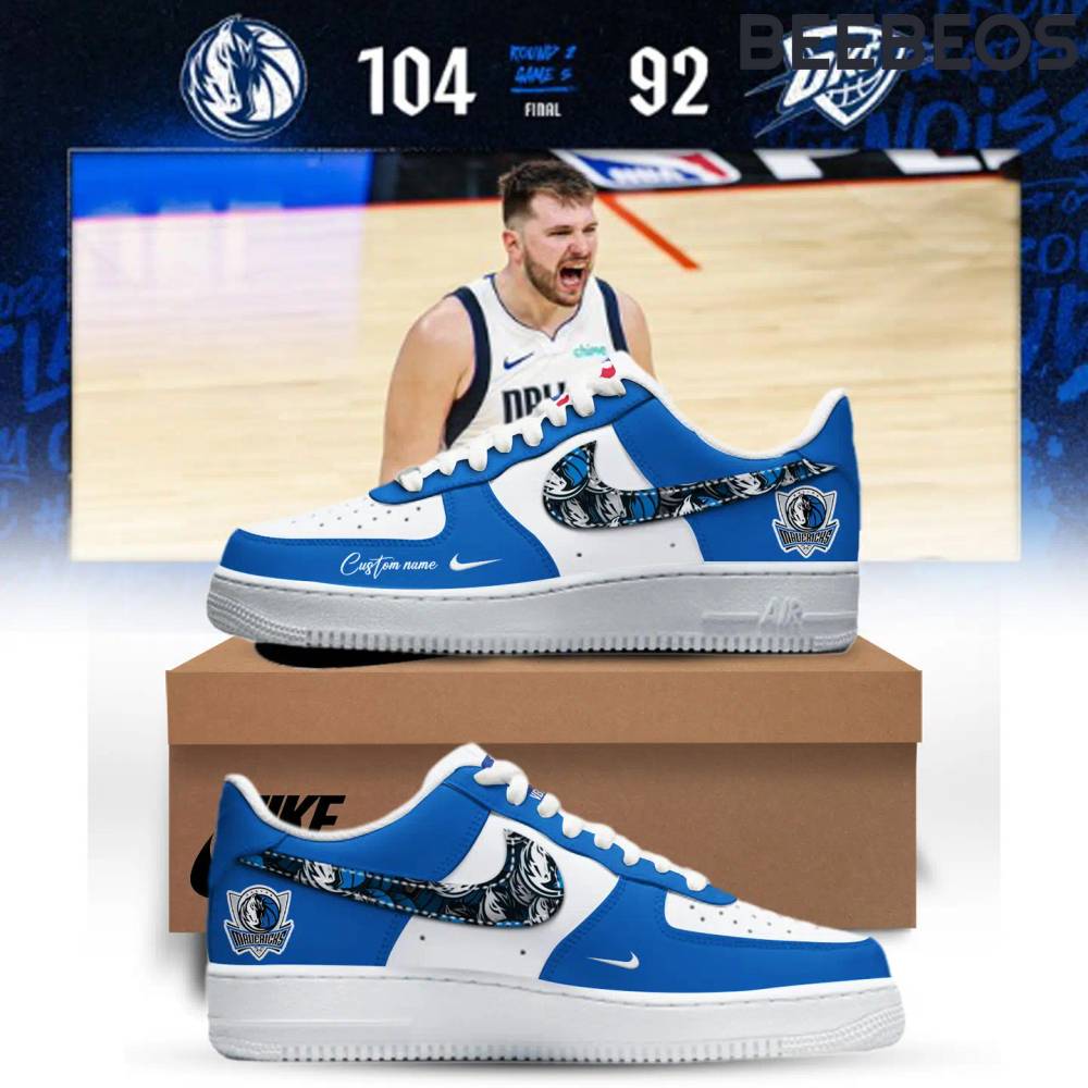 NBA Dallas Mavericks Air Force 1 Sneaker