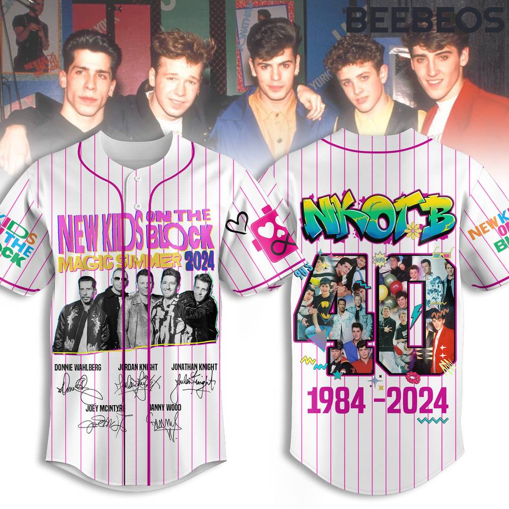 New Kids On The Block Baseball Jersey