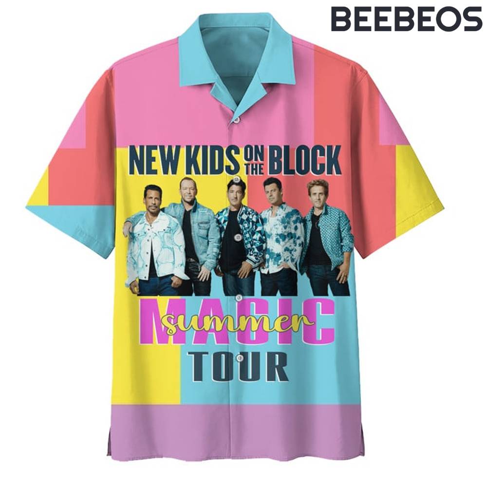 New Kids On The Block Magic Summer Tour Hawaiian Shirt