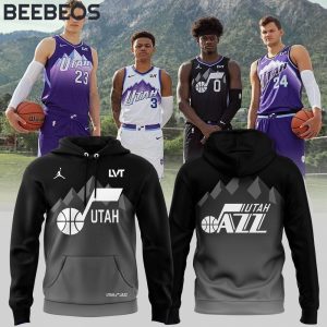 New Utah Jazz Black Hoodie