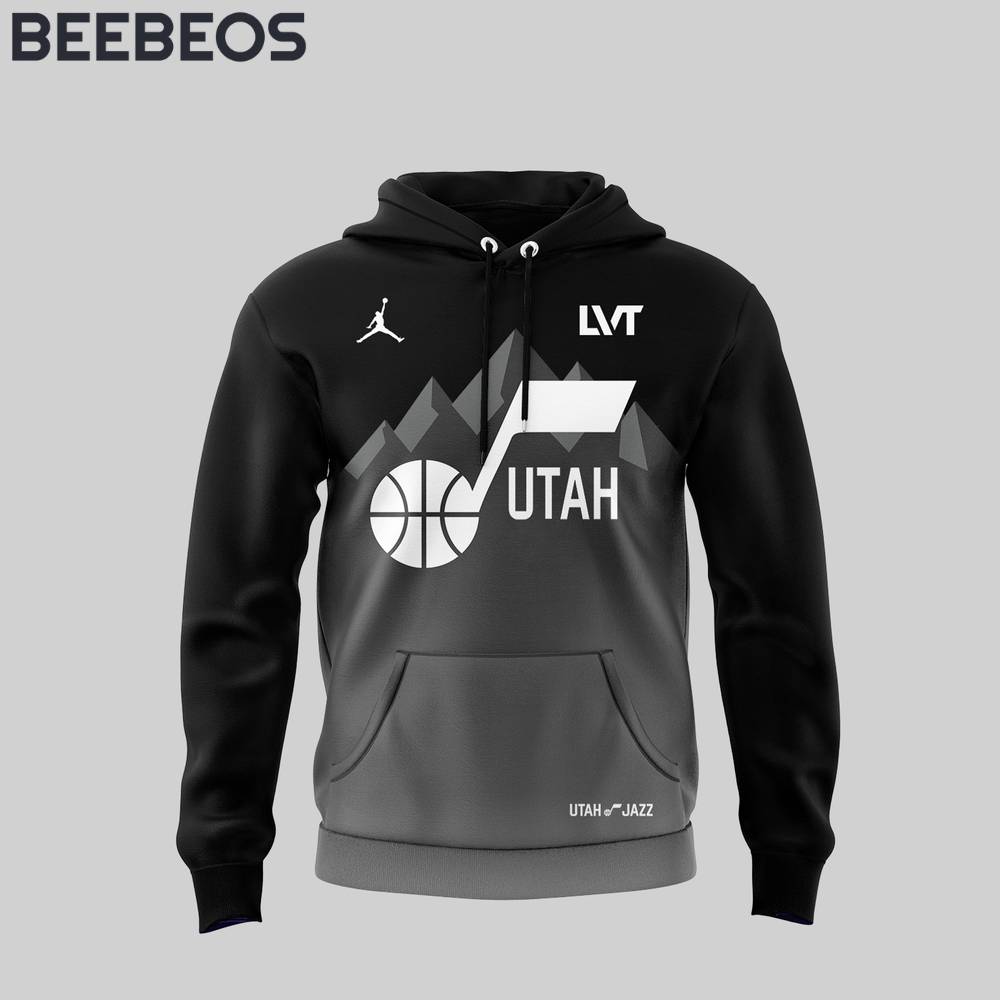 New Utah Jazz Black Hoodie