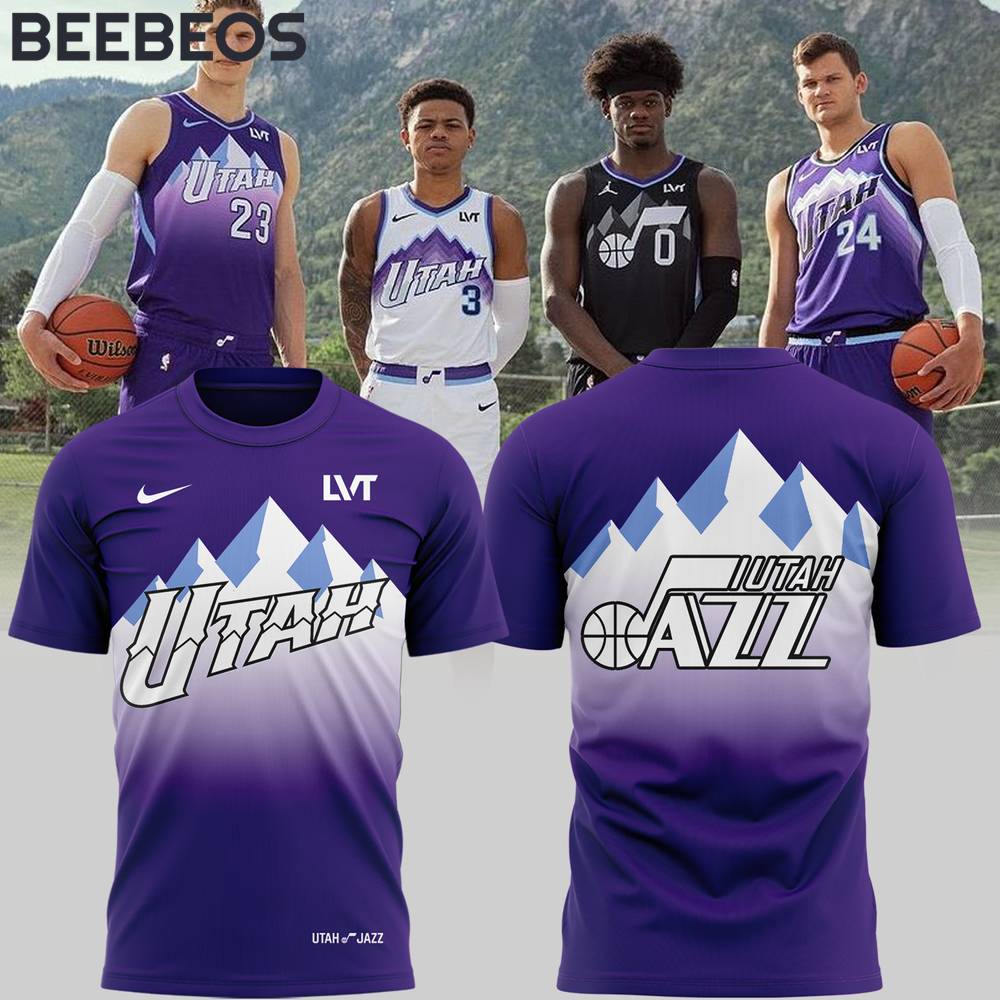 New Utah Jazz Purple Shirt