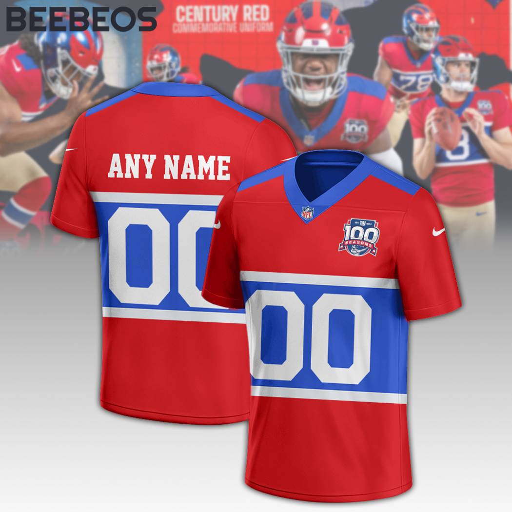 New York Giants 2024 Century Red Football Jersey