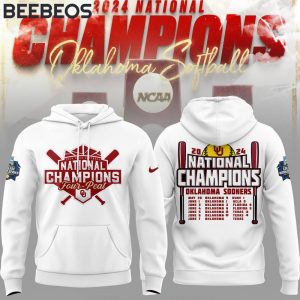 Oklahoma Sooners 2024 NCAA Softball Womens College World Series Champions Hoodie 1