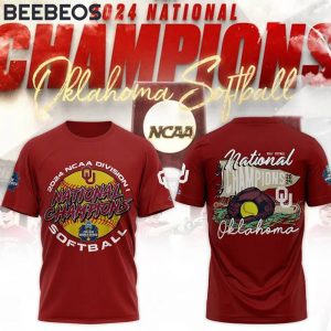 Oklahoma Sooners 2024 NCAA Softball Womens College World Series Champions Red Shirt 1