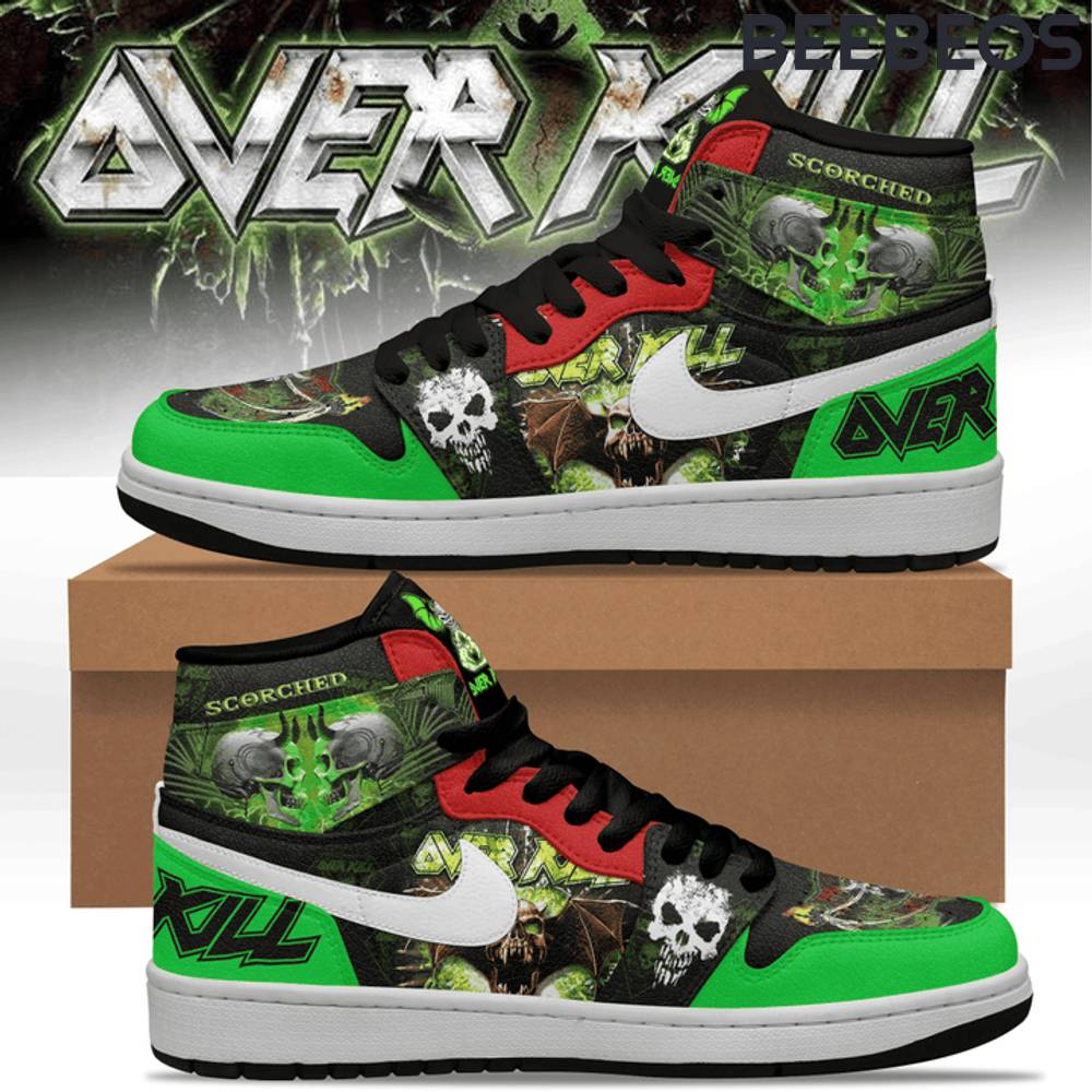 Overkill Scorched Green Air Jordan 1