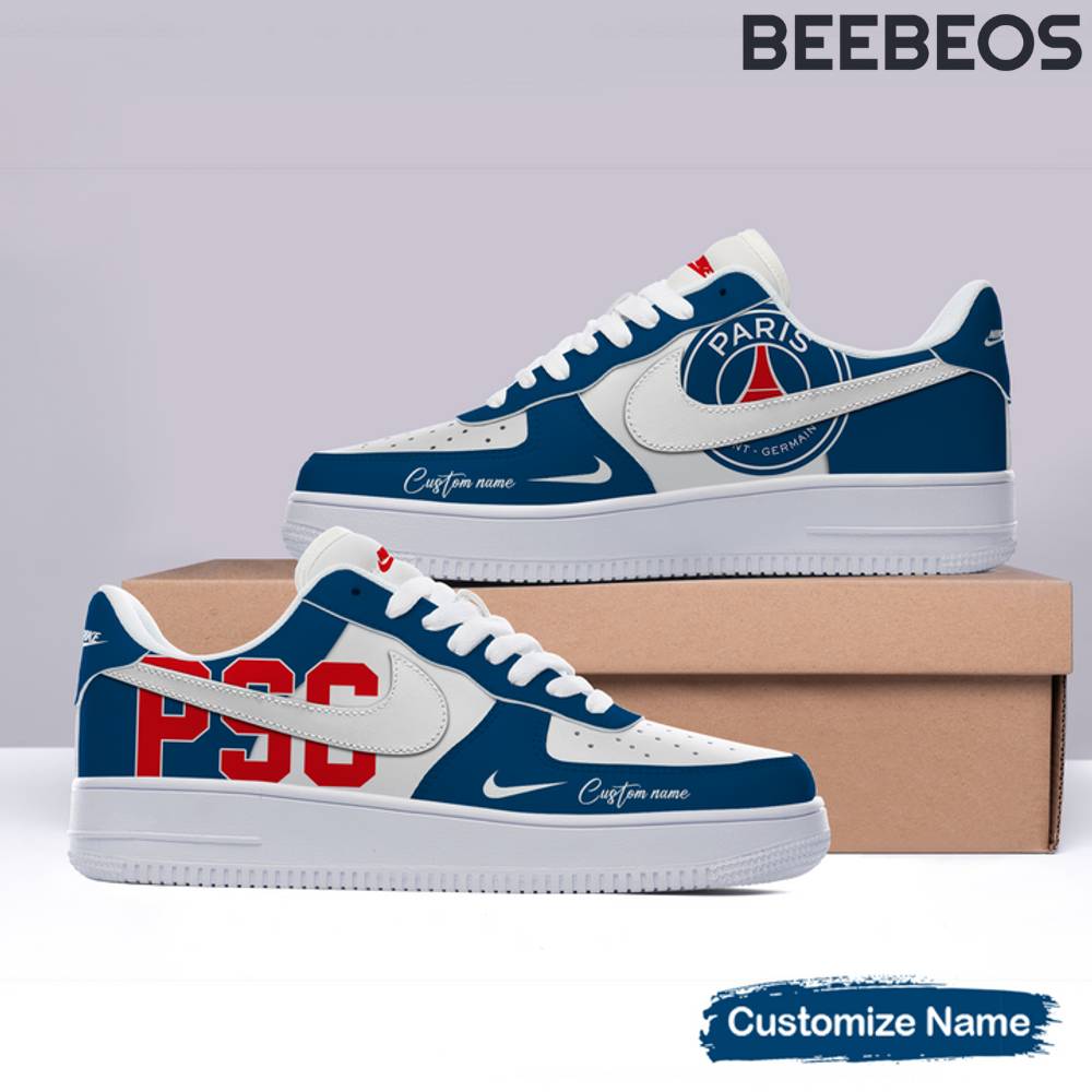 Paris Saint Germain Custom Name For Fans Air Force 1