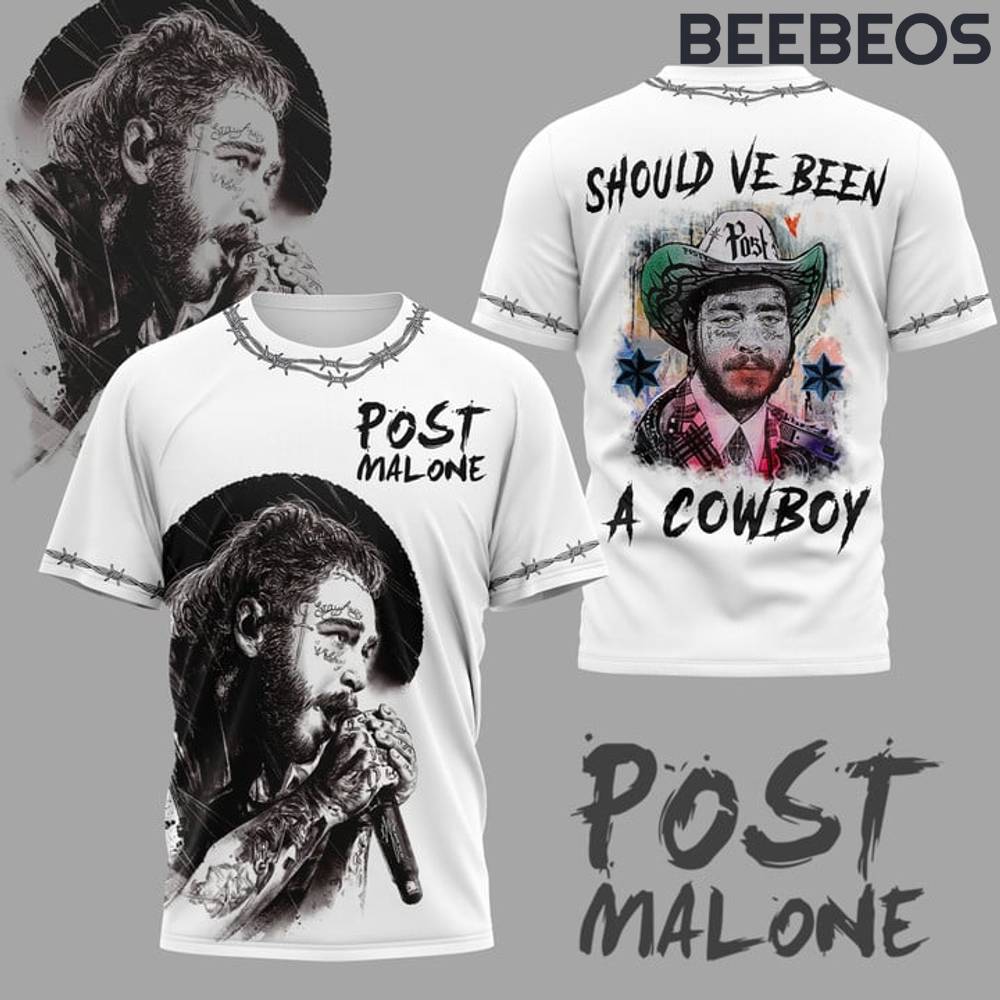 Post Malone White T-Shirt