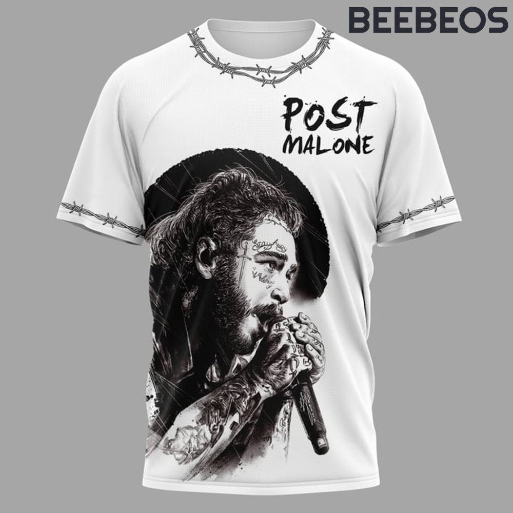 Post Malone White T-Shirt