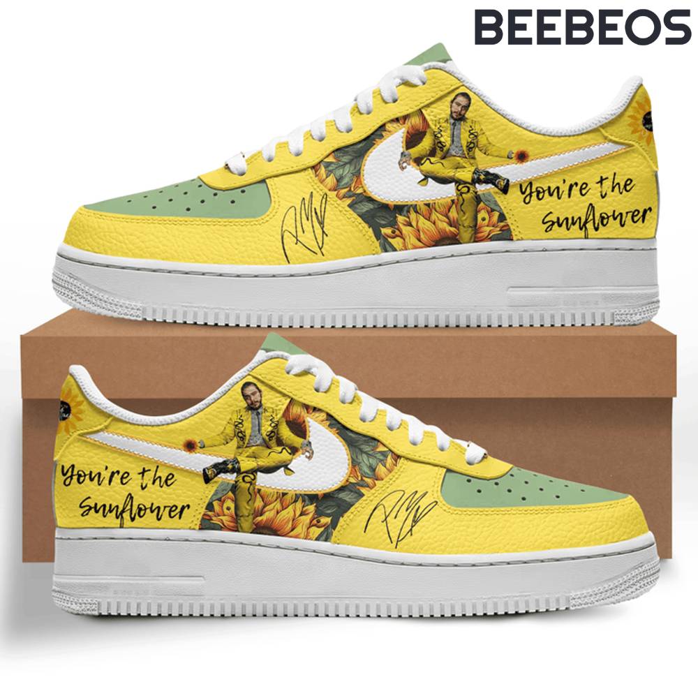 Post Malone You Are The Sunflower Air Force 1 Sneaker