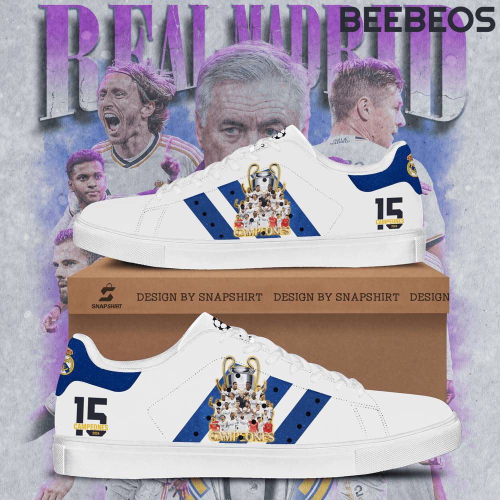 Real Madrid UCL Champions 15 Stan Smith Shoes