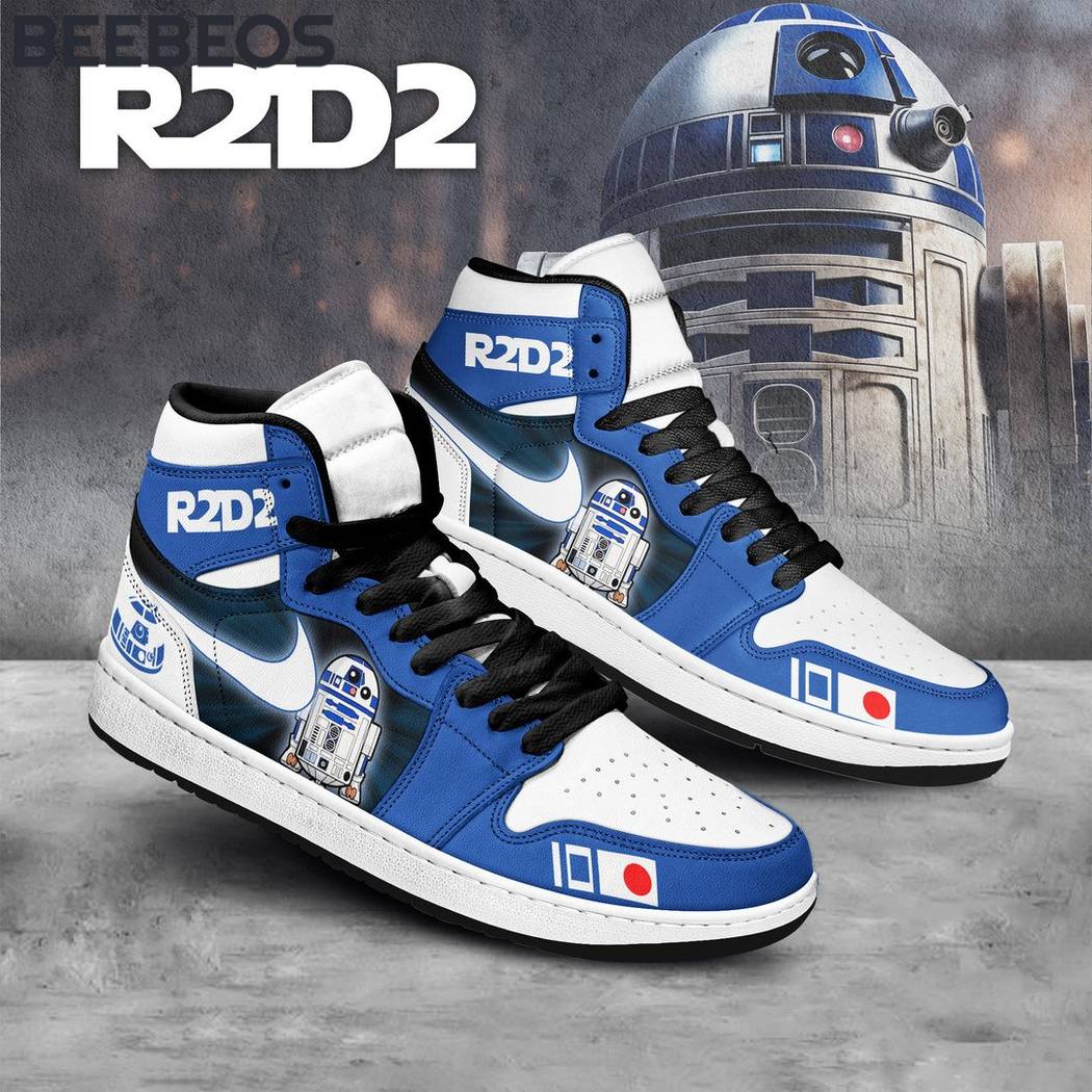 Star Wars R2D2 Air Jordan 1 Sneaker