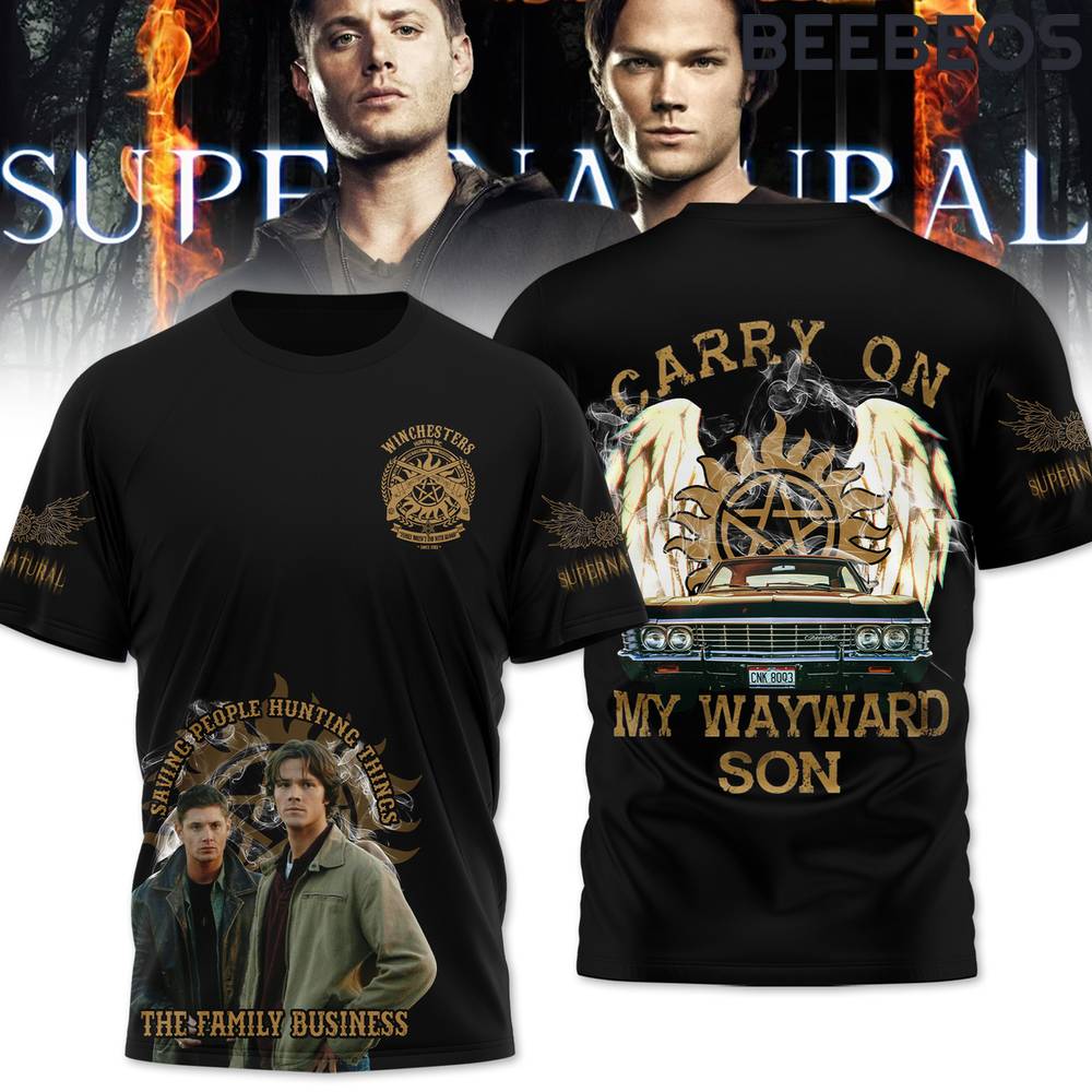 Supernatural Carry on My Wayward Son T-Shirt