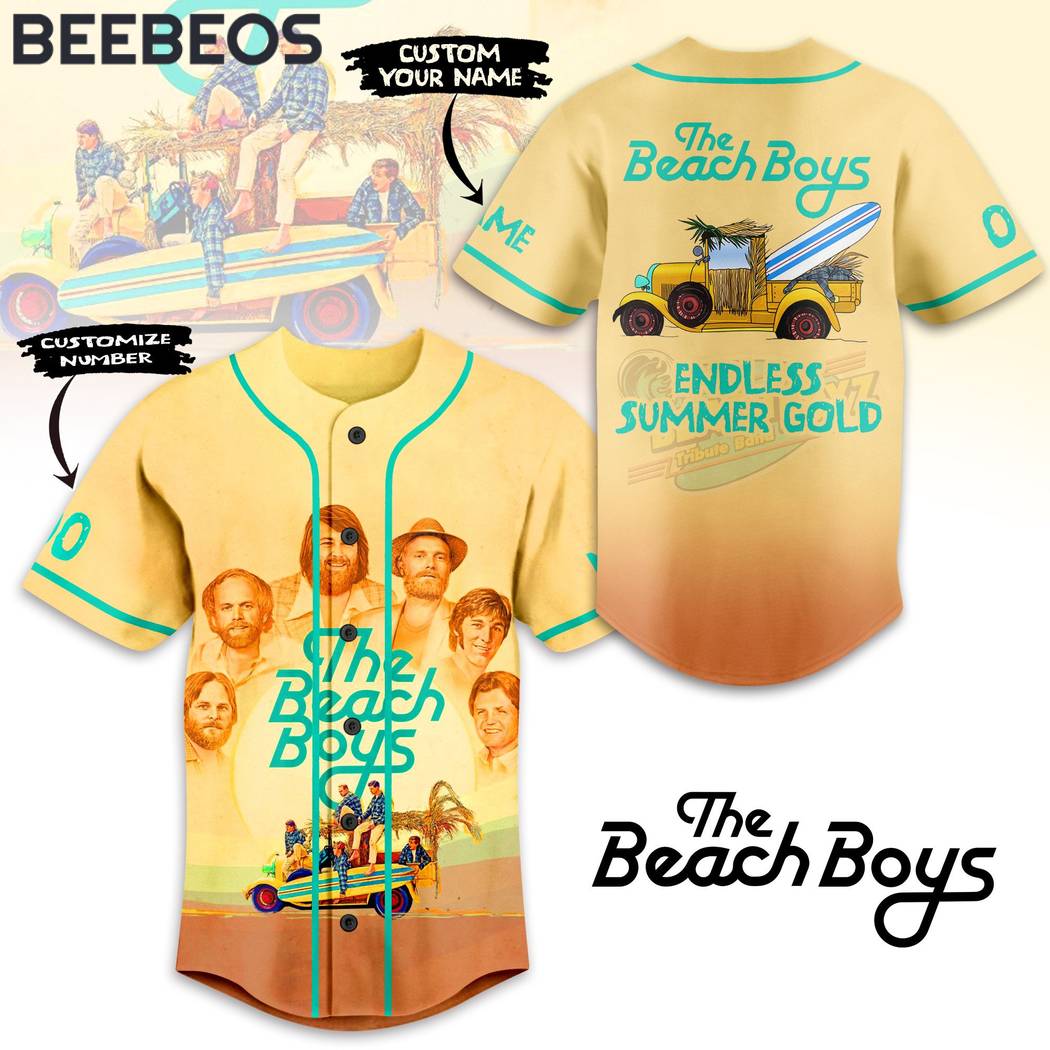 The Beach Boys Endless Summer Gold Baseball Jersey