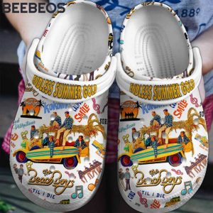 The Beach Boys Endless Summer Gold Crocs Shoes