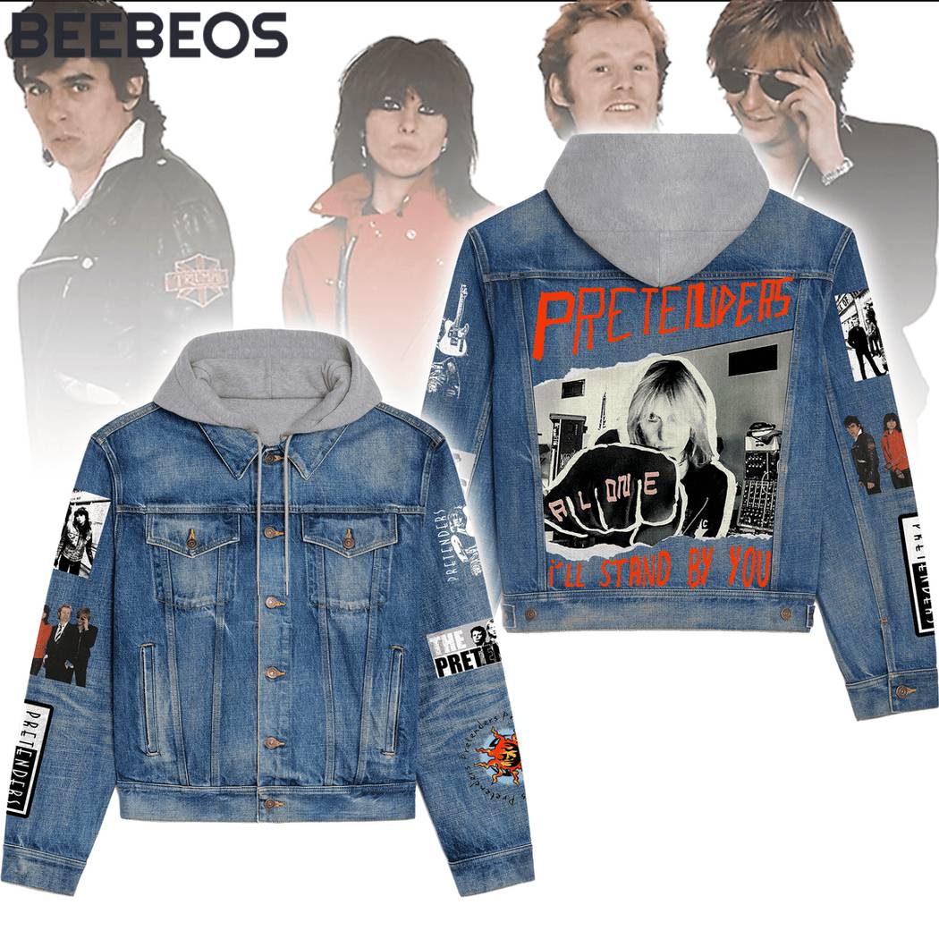 The Pretenders Hooded Denim Jacket