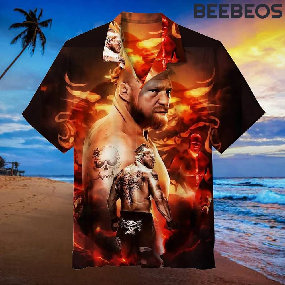 WWE Brock Lesnar Hawaiian Shirt