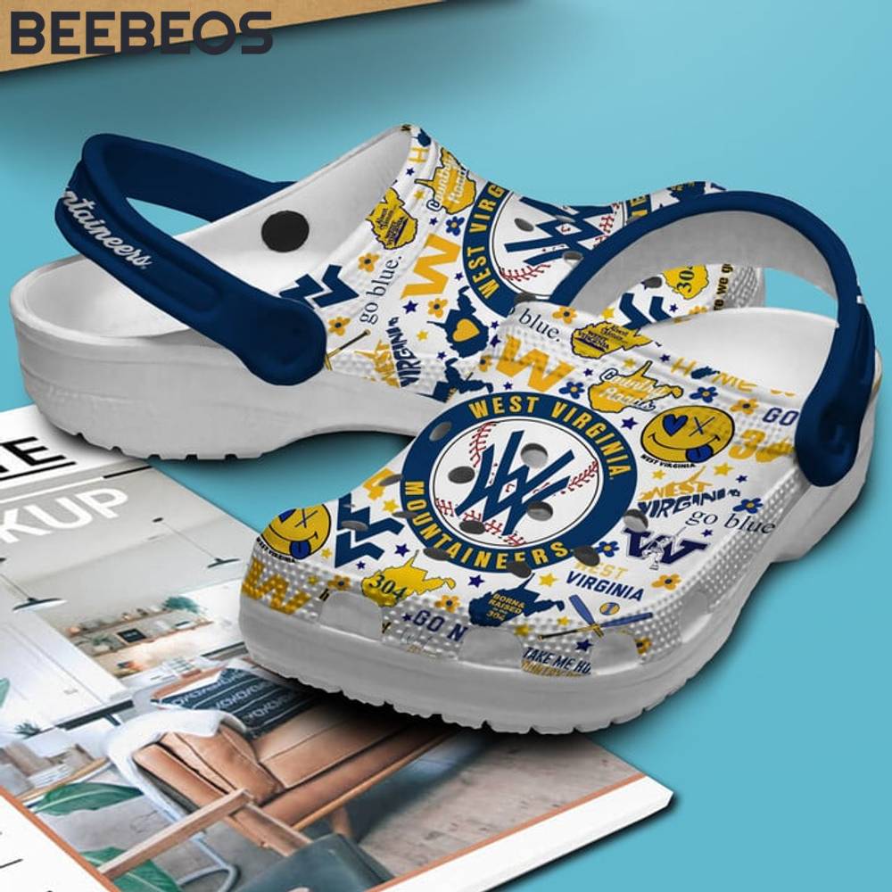 West Virginia Mountaineers Crocs Shoes