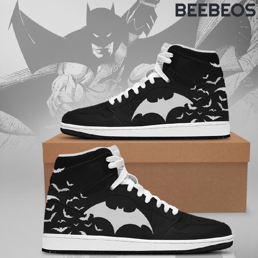 DC Batman Black White Air Jordan 1