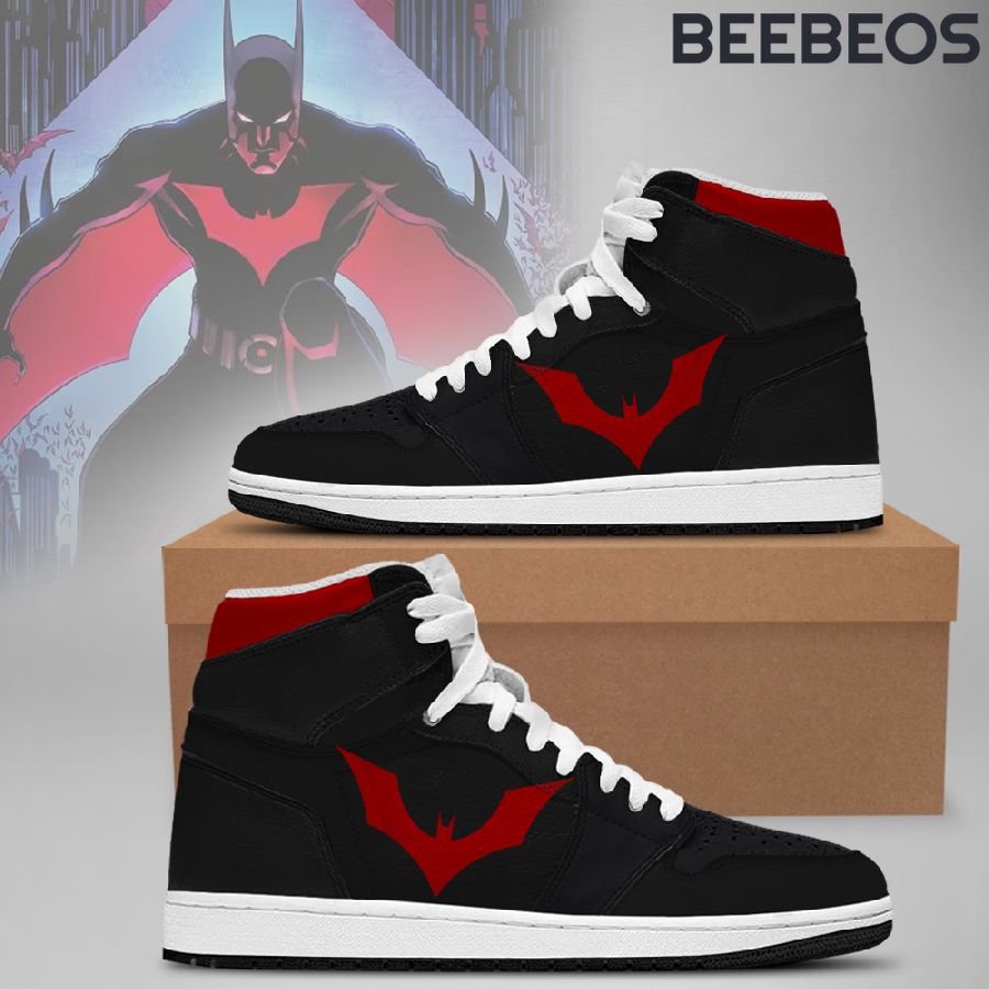 DC Batman Red Black Air Jordan 1