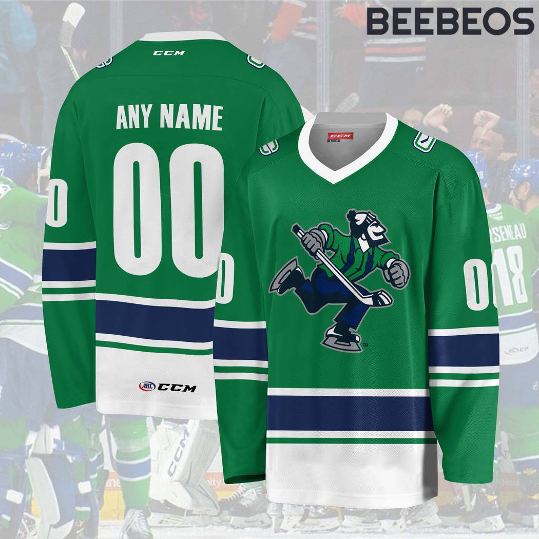 AHL Abbotsford Canucks White Hockey Jersey