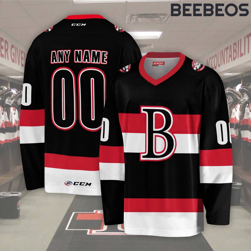 AHL Belleville Senators Black Hockey Jersey