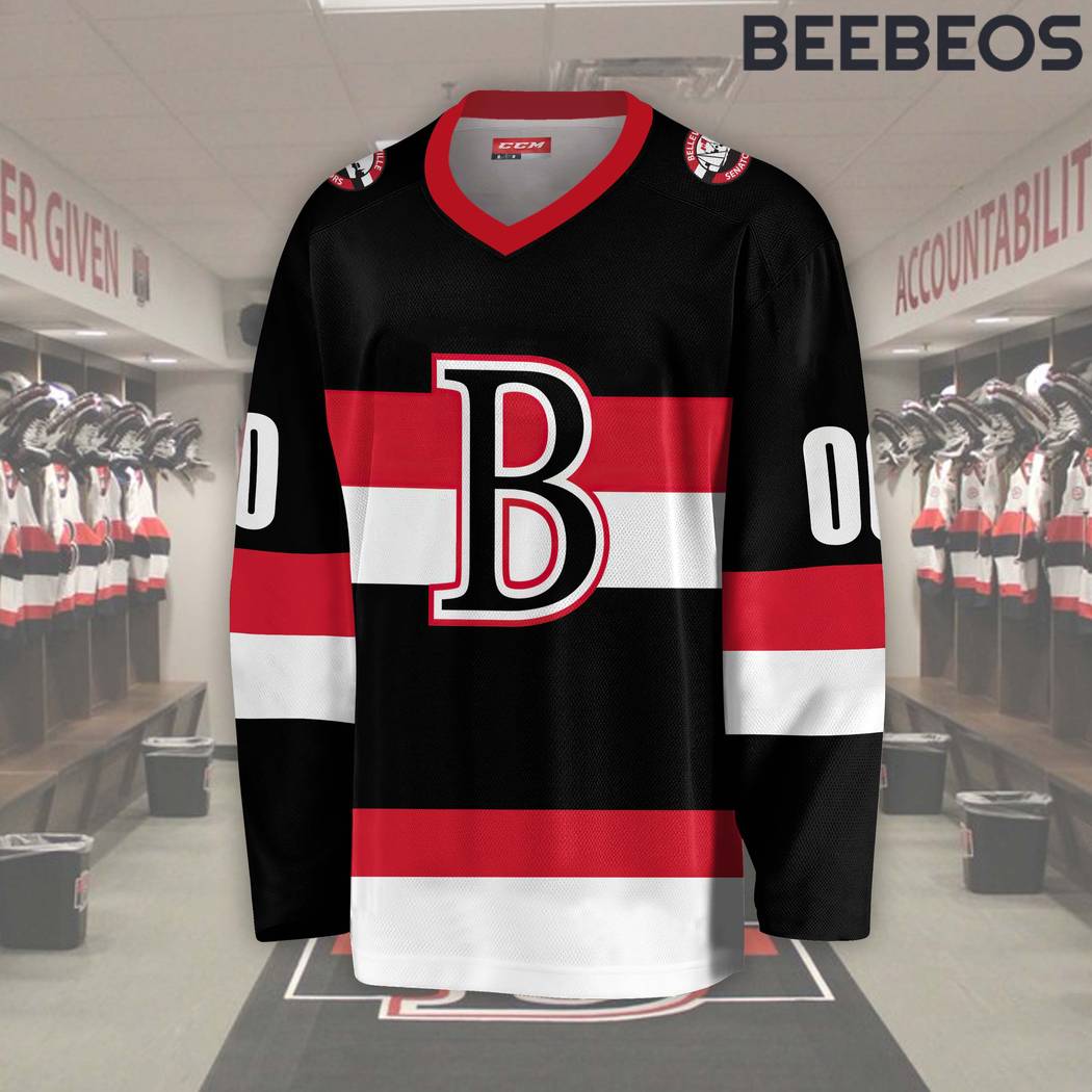 AHL Belleville Senators Black Hockey Jersey