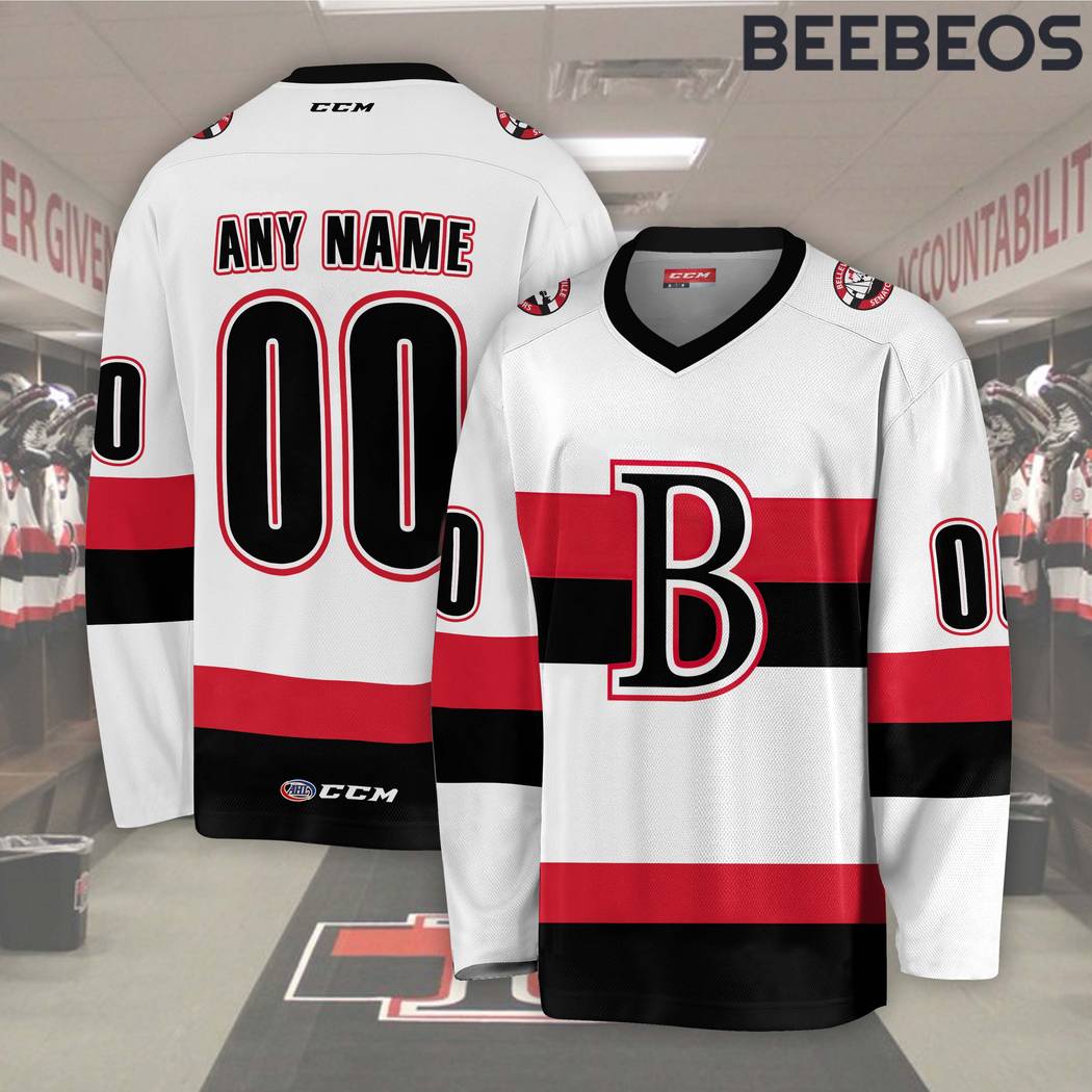 AHL Belleville Senators White Hockey Jersey