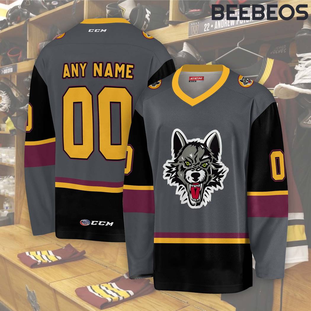 AHL Cleveland Monsters Blue Hockey Jersey