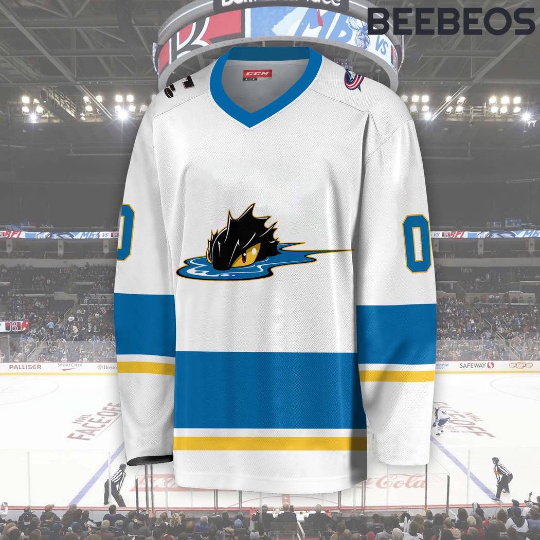 AHL Cleveland Monsters White Hockey Jersey