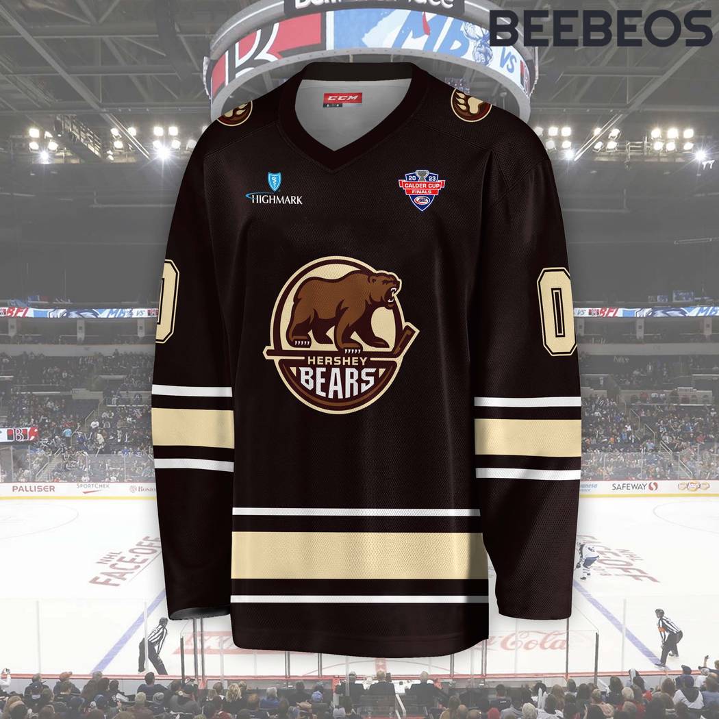 AHL Hershey Bears Black Hockey Jersey