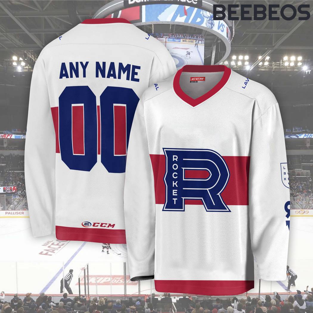 AHL Laval Rocket White Hockey Jersey