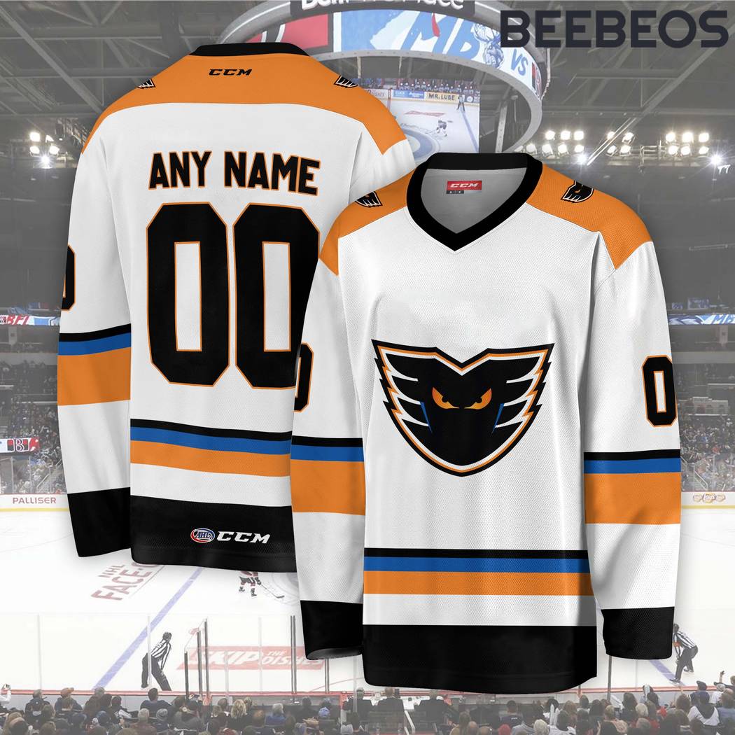 AHL Lehigh Valley Phantoms White Hockey Jersey